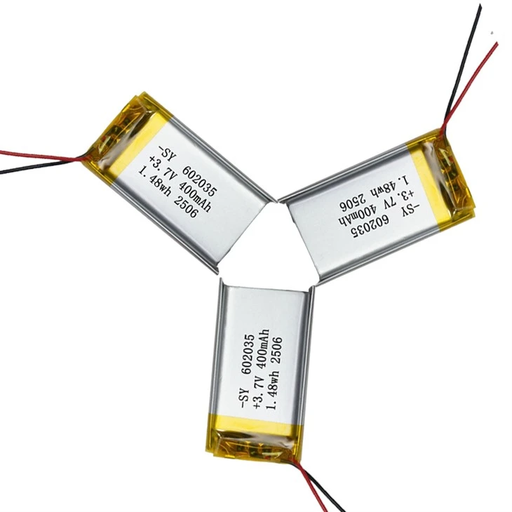 602035-400mah Polymer Lithium Ion Battery best