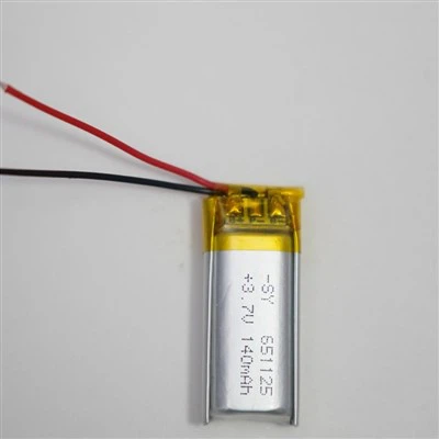 리튬 이온 폴리머 배터리 3.7V 140mah